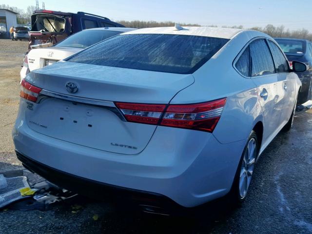 4T1BK1EB1EU106018 - 2014 TOYOTA AVALON BAS WHITE photo 4