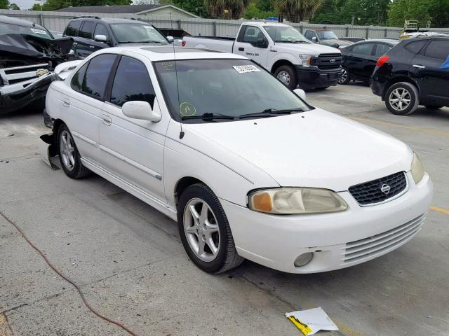 3N1BB51DX1L130635 - 2001 NISSAN SENTRA SE WHITE photo 1