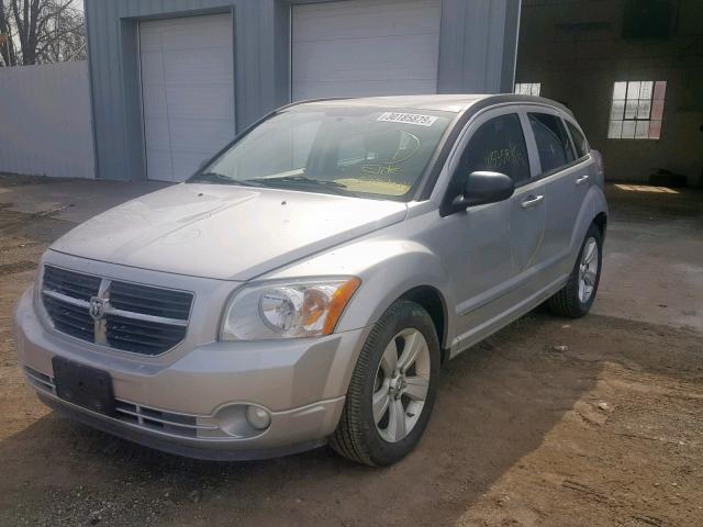 1B3CB4HA5BD294200 - 2011 DODGE CALIBER SX SILVER photo 2