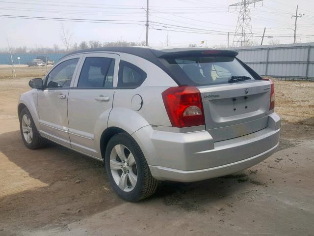 1B3CB4HA5BD294200 - 2011 DODGE CALIBER SX SILVER photo 3