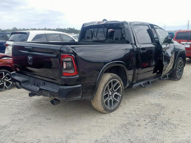 1C6RREJT1KN628245 - 2019 RAM 1500 LARAM BLACK photo 4