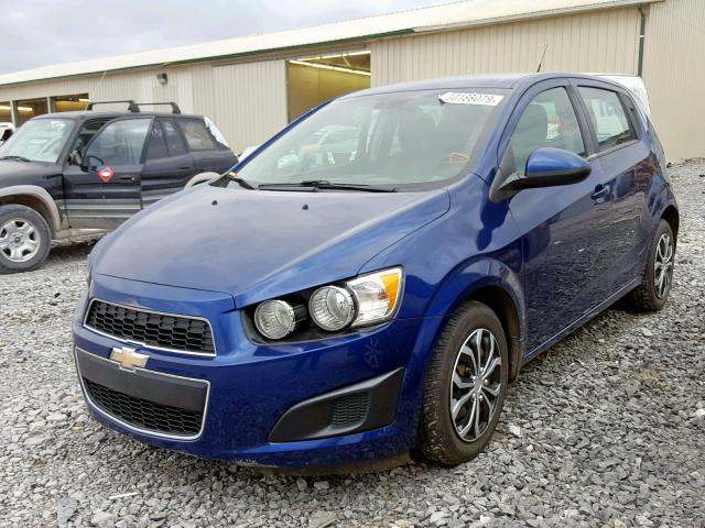 1G1JA6SH3D4256924 - 2013 CHEVROLET SONIC LS 蓝色 照片 2