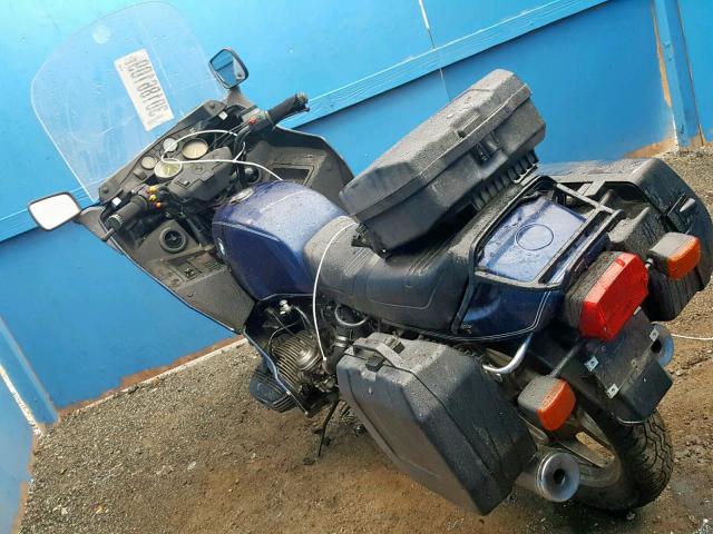 WB1046906M6293705 - 1991 BMW R100 RT BLUE photo 3