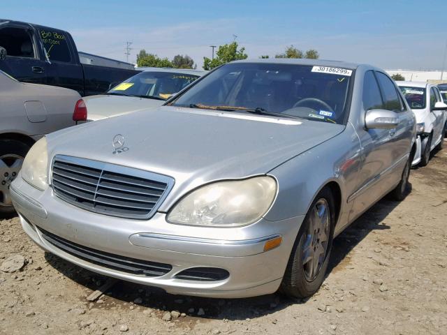 WDBNG70J43A365684 - 2003 MERCEDES-BENZ S 430 SILVER photo 2