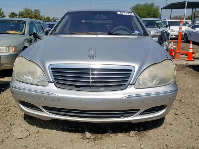 WDBNG70J43A365684 - 2003 MERCEDES-BENZ S 430 SILVER photo 9