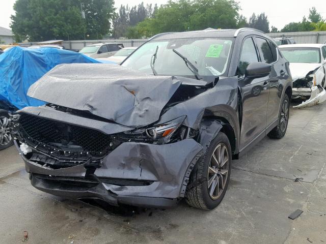 JM3KFADM0J1449112 - 2018 MAZDA CX-5 GRAND GRAY photo 2