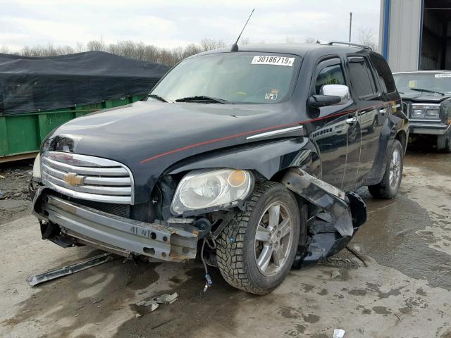 3GNCA23B39S508236 - 2009 CHEVROLET HHR LT BLACK photo 2