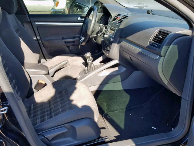 3VWBA71K69M082838 - 2009 VOLKSWAGEN GLI შავი ფოტო 5