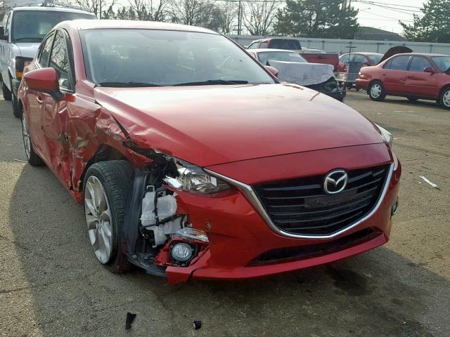 JM1BM1L33F1224035 - 2015 MAZDA 3 TOURING RED photo 1