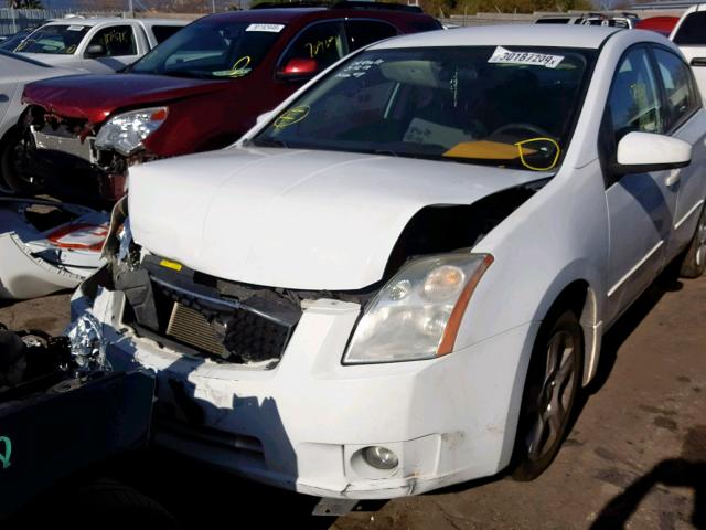 3N1AB61E28L637727 - 2008 NISSAN SENTRA 2.0 WHITE photo 2