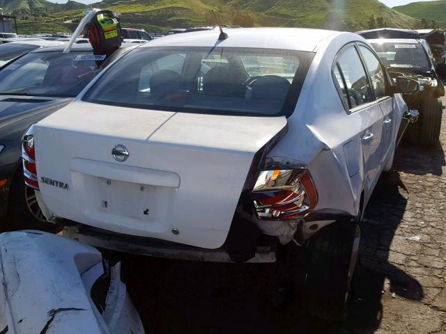 3N1AB61E28L637727 - 2008 NISSAN SENTRA 2.0 WHITE photo 4