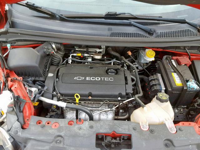 1G1JA5SH8D4223122 - 2013 CHEVROLET SONIC LS RED photo 7