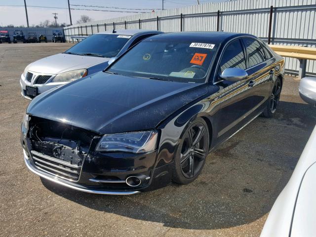 WAUD2AFD7EN006686 - 2014 AUDI S8 QUATTRO BLACK photo 2