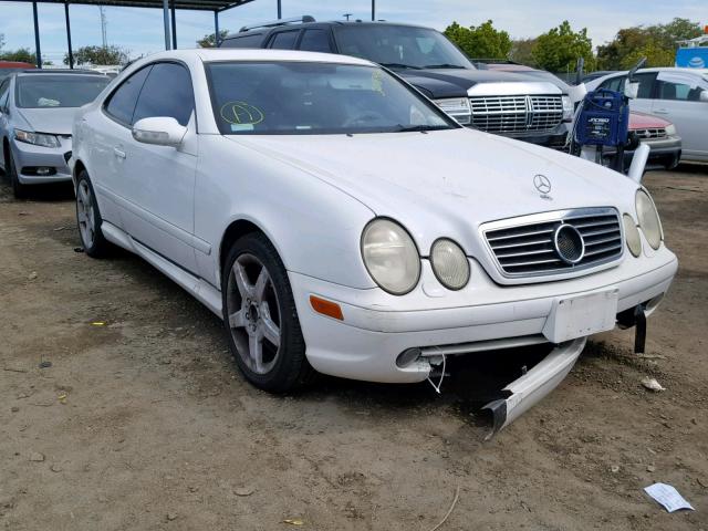 WDBLJ74G91F176682 - 2001 MERCEDES-BENZ CLK 55 AMG WHITE photo 1