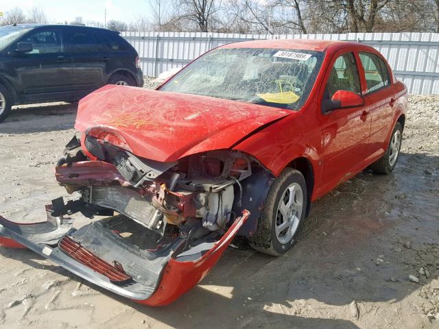 1G2AL55F687274011 - 2008 PONTIAC G5 SE RED photo 2