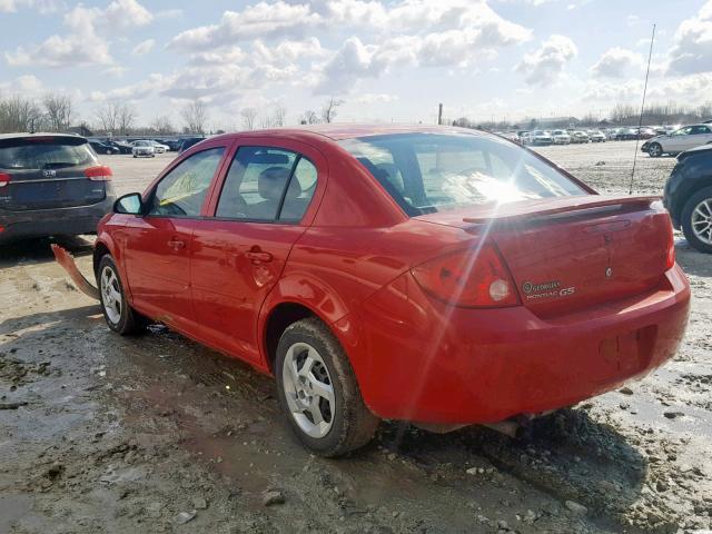 1G2AL55F687274011 - 2008 PONTIAC G5 SE RED photo 3