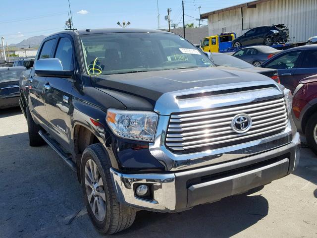 5TFHY5F11GX490927 - 2016 TOYOTA TUNDRA CRE BLACK photo 1