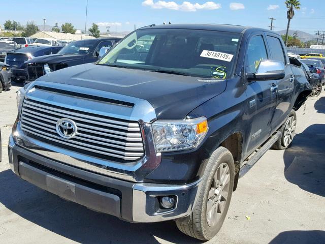 5TFHY5F11GX490927 - 2016 TOYOTA TUNDRA CRE BLACK photo 2