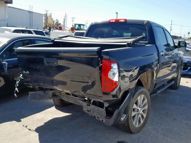 5TFHY5F11GX490927 - 2016 TOYOTA TUNDRA CRE BLACK photo 4