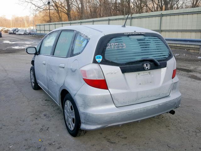 JHMGE8H36CC035740 - 2012 HONDA FIT SILVER photo 3