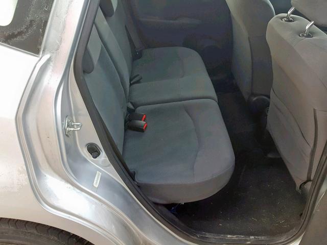 JHMGE8H36CC035740 - 2012 HONDA FIT SILVER photo 6