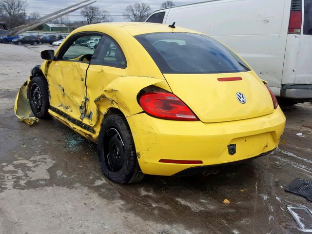 3VWJX7AT1DM680508 - 2013 VOLKSWAGEN BEETLE YELLOW photo 3