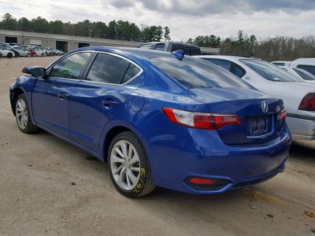 19UDE2F35HA009526 - 2017 ACURA ILX BASE BLUE photo 3