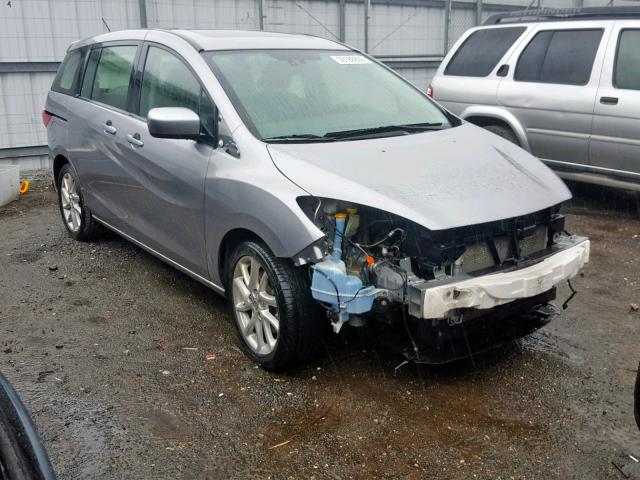 JM1CW2DL3C0141287 - 2012 MAZDA 5 SILVER photo 1