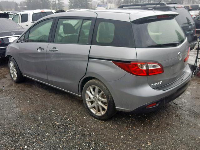 JM1CW2DL3C0141287 - 2012 MAZDA 5 SILVER photo 3