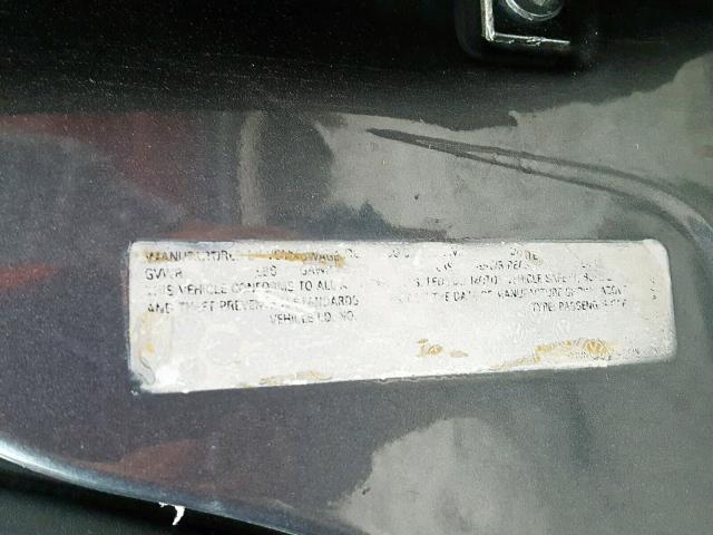 3VW2K7AJ0DM288640 - 2013 VOLKSWAGEN JETTA BASE GRAY photo 10