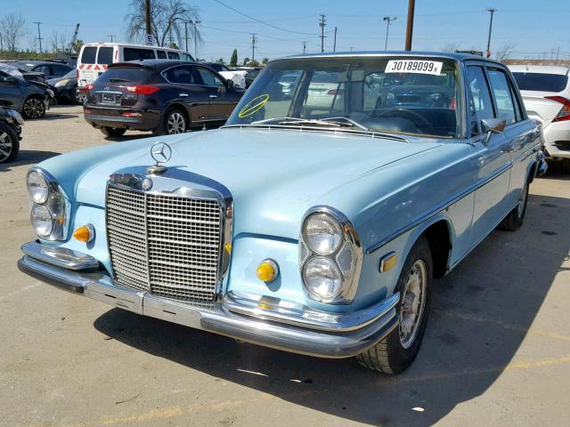 10801912004431 - 1968 MERCEDES-BENZ 280SEL BLUE photo 2