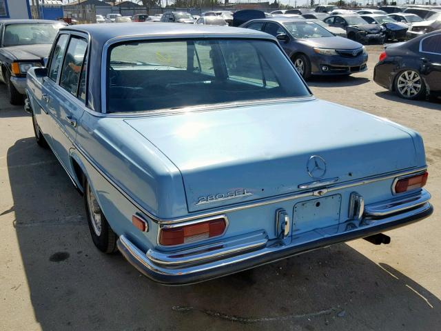 10801912004431 - 1968 MERCEDES-BENZ 280SEL BLUE photo 3