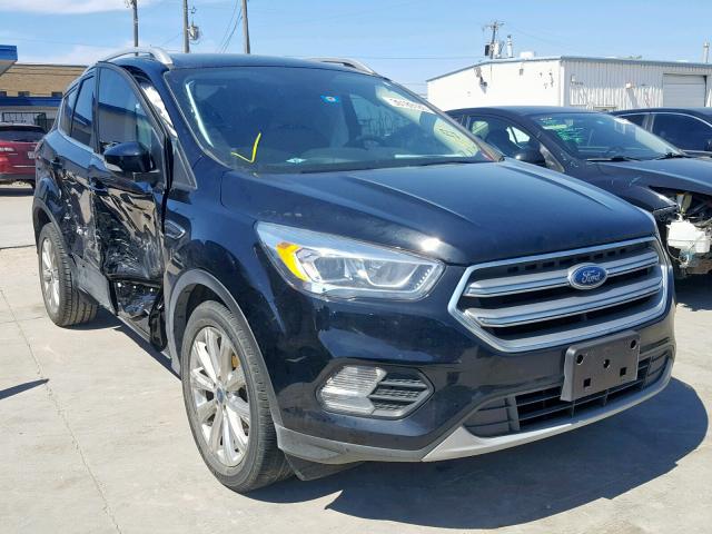 1FMCU0JD3HUD10064 - 2017 FORD ESCAPE TIT BLACK photo 1