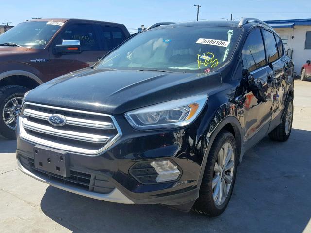 1FMCU0JD3HUD10064 - 2017 FORD ESCAPE TIT BLACK photo 2