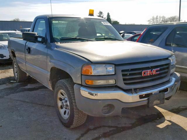 1GTEK14Z57Z118498 - 2007 GMC NEW SIERRA GRAY photo 1