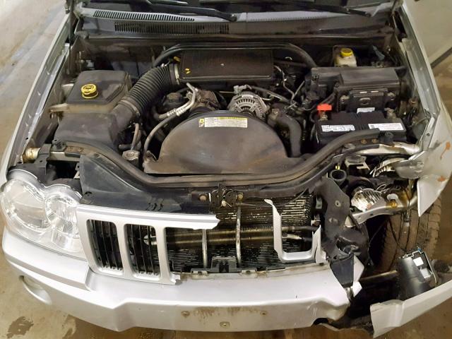 1J8GR48K27C567524 - 2007 JEEP GRAND CHER SILVER photo 7