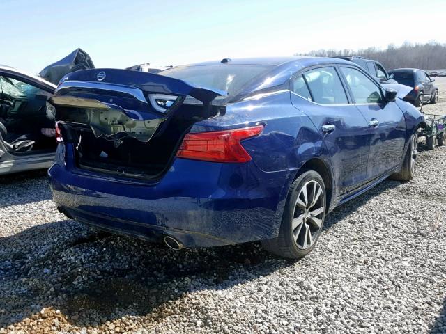 1N4AA6AP6HC377156 - 2017 NISSAN MAXIMA 3.5 BLUE photo 4