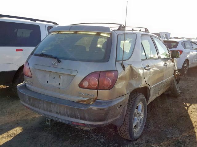 JT6HF10U7X0071840 - 1999 LEXUS RX 300 BEIGE photo 4