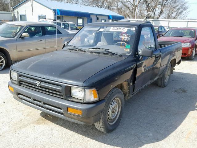 4TARN81A8RZ177480 - 1994 TOYOTA PICKUP 1/2 BLACK photo 2