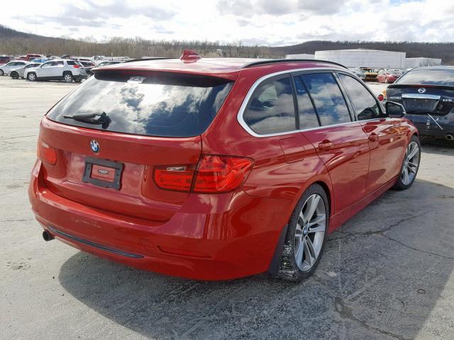 WBA3K5C5XFK301848 - 2015 BMW 328 D RED photo 4