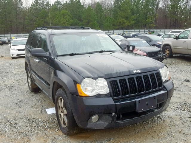 1J8GR48K38C148244 - 2008 JEEP GRAND CHER BLACK photo 1