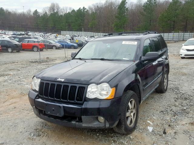 1J8GR48K38C148244 - 2008 JEEP GRAND CHER BLACK photo 2