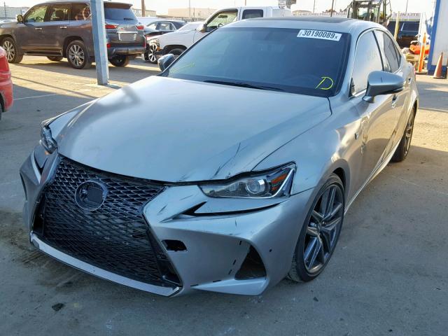 JTHBA1D29H5049525 - 2017 LEXUS IS 200T GRAY photo 2