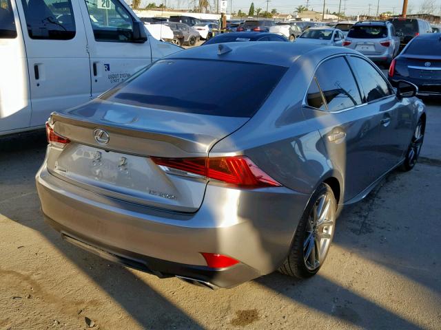 JTHBA1D29H5049525 - 2017 LEXUS IS 200T GRAY photo 4