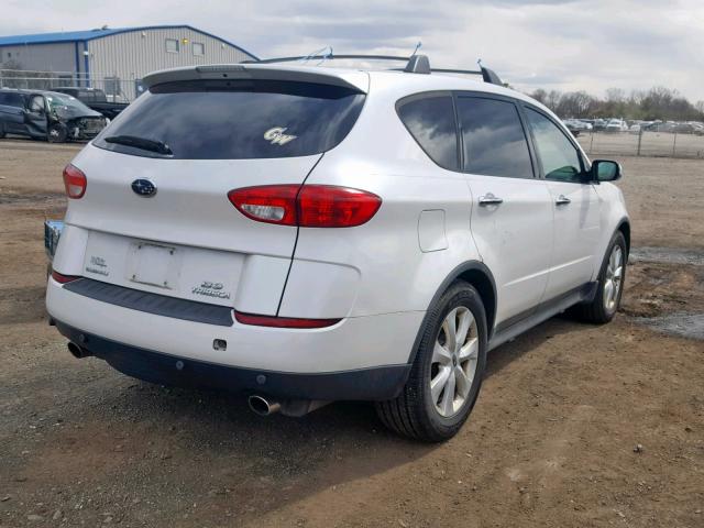 4S4WX85C764412873 - 2006 SUBARU B9 TRIBECA WHITE photo 4