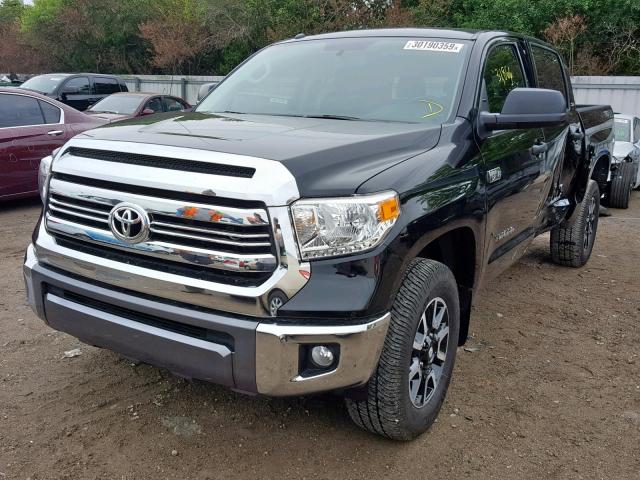 5TFDW5F10HX676237 - 2017 TOYOTA TUNDRA CRE BLACK photo 2