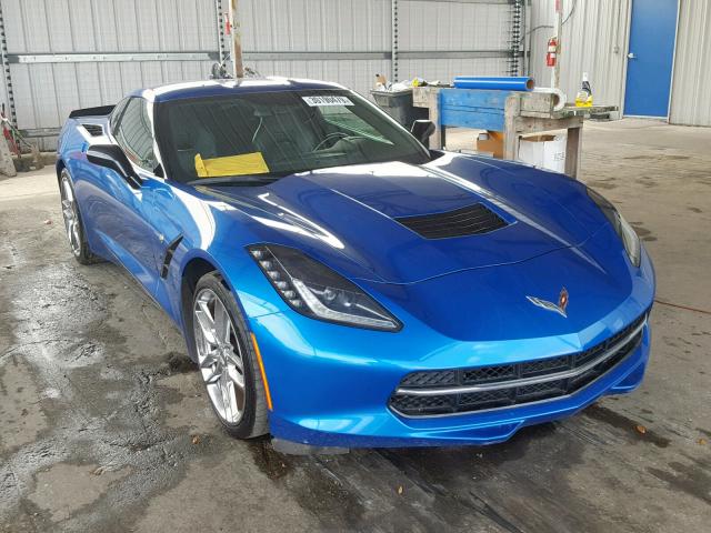 1G1YH2D74G5104057 - 2016 CHEVROLET CORVETTE S BLUE photo 1