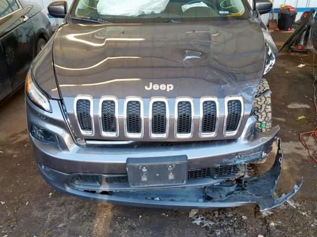 1C4PJMCS2FW749842 - 2015 JEEP CHEROKEE L BLACK photo 7