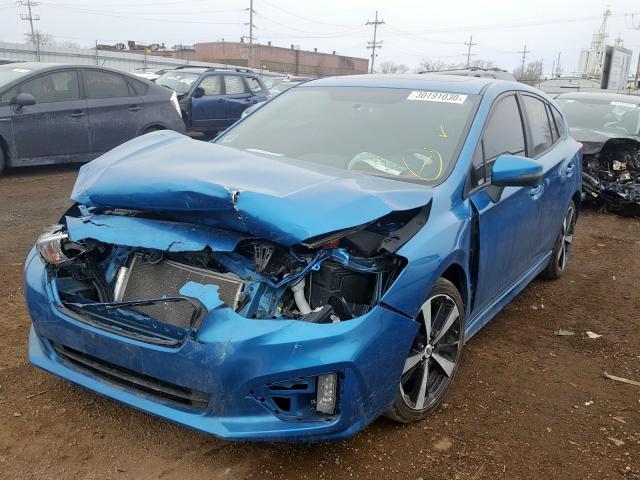 4S3GTAL6XJ3719204 - 2018 SUBARU IMPREZA SPORT  photo 2