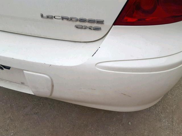 2G4WE587761174148 - 2006 BUICK LACROSSE C WHITE photo 9